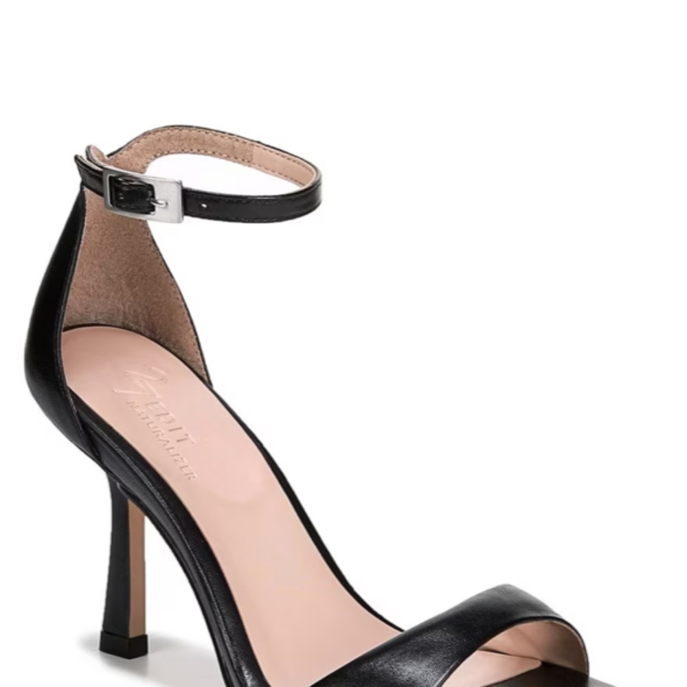 Black Leather Heels